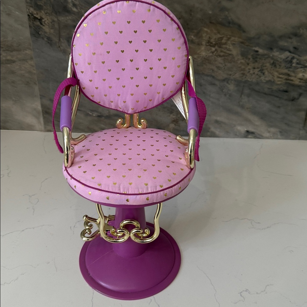 Our generation adjustable salon chair. Like new.